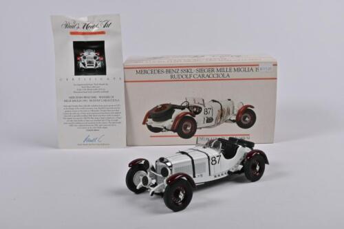 MERCEDES-BENZ: A Paul's Model Art 1931 Mercedes-Benz SSKL in 1:24 scale. 1931 Mile Miglia winner. Limited Edition