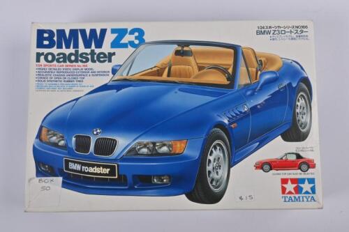 BMW: A Tamiya 1:24 scale BMW Z3 roadster plastic model kit