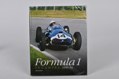 FORMULA 1: 'Formula 1 IN CAMERA 1950-59' hardcover book by Paul Parker
