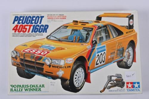PEUGEOT: A Tamiya 1:24 scale Peugeot 405T16GR plastic model kit