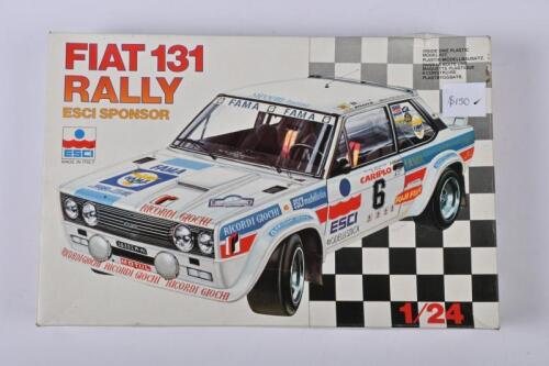 FIAT: A Esci 1:24 scale Fiat 131 Rally Esci Sponsor plastic model kit