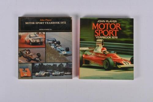 JOHN PLAYER: Two John Player Yearbooks. 1972 & 1976 editions