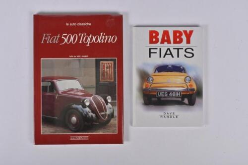 FIAT: Two hardcover books detailing baby Fiat's. 'Fiat 500 Topolino' by Marco Bossi