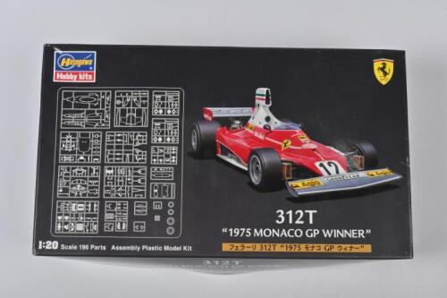 FERRARI: A Hasegawa 1:20 scale Ferrari 312T "1975 Monaco GP Winner" plastic model kit