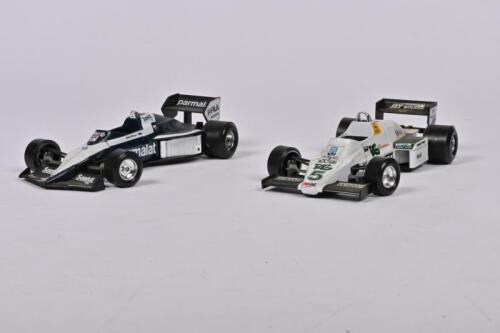 BBURAGO F1: Two Bburago 1:24 scale Formula 1 models. Brabham BT 52
