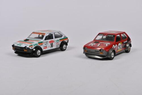 BBURAGO: Two Fiat Ritmo Abarth models in 1:24 scale. 'RITMO' & 'totip' liveries