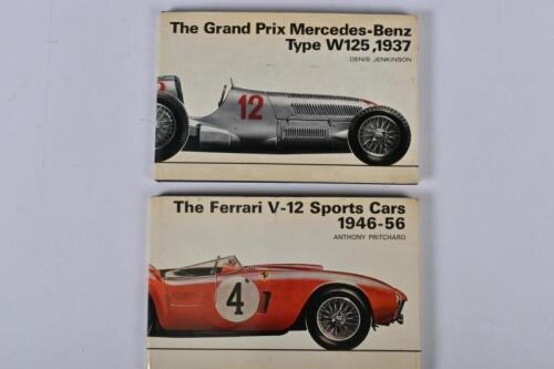 GRAND PRIX CARS: Two books detailing Grand Prix cars. Ferrari and Mercedes-Benz books