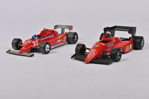 BBURAGO F1: Two Bburago 1:24 scale Formula 1 models. Ferrari 126 & Ferrari 126 C4