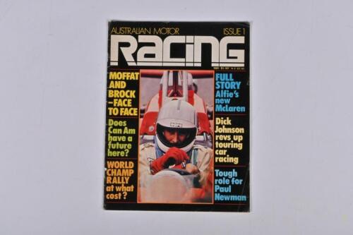 AUSTRALIAN MOTOR RACING: A 1981 issue of 'Australian Motor Racing' magazine, Issue 1