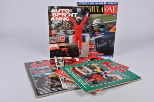 F1 MAGAZINES: A collection of F1 magazines. 'GP quarterly' issues 1 -3 (1986 - 1987)