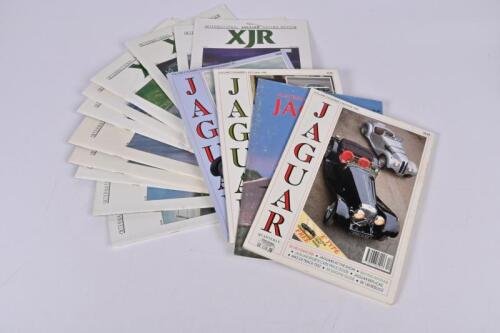 JAGUAR: A group of Jaguar publications. 'INTERNATIONAL JAGUAR RACING REVIEW - XJR' issues