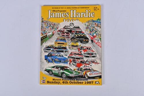 JAMES HARDIE: A Sunday, 4th October 1987 James Hardie 1000 Official Programme