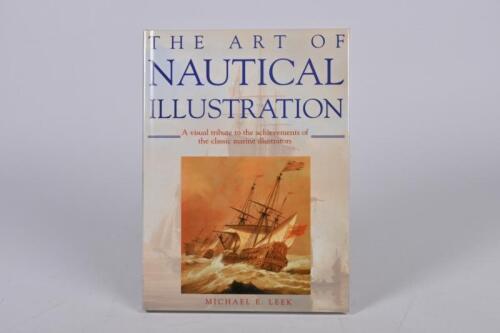NAUTICAL: 'The Art of Nautical Illustration' hardcover book by Michael E.Leek