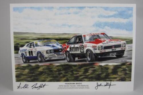 BATHURST: A print titled &lsquo;Panorama Magic, 1978 Harie Ferodo 1000 Bathurst&rsquo; (signed by Moffat and Sheppard)