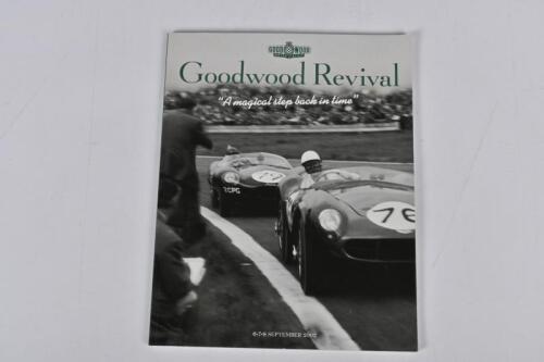 GOODWOOD: A Goodwood Revival Programme. 6-7-8 September 2002