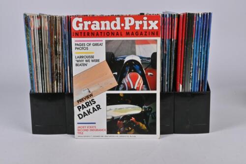 GRAND PRIX INTERNATIONAL: A large quantity of the magazine 'Grand Prix International'. Numerous Issues