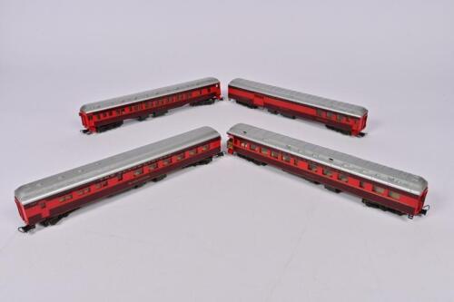 RIVAROSSI: Four Rivarossi Chicago & St Louis 'The Alton Limited' coaches, unboxed