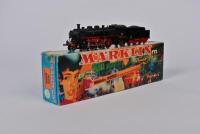 MARKLIN-HAMO: A circa 1970s Marklin-Hamo two rail 8393 4-6-2 steam outline locomotive and bogie tender, boxed - 2