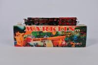 MARKLIN-HAMO: A circa 1970s Marklin-Hamo two rail 8393 4-6-2 steam outline locomotive and bogie tender, boxed - 4