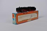 MARKLIN-HAMO: A circa 1970s Marklin-Hamo two rail 8382 2-8-2 steam outline locomotive and bogie tender, boxed - 2