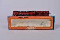 MARKLIN-HAMO: A circa 1970s Marklin-Hamo two rail 8382 2-8-2 steam outline locomotive and bogie tender, boxed - 3