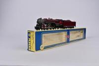 RIVAROSSI /AHM: A Rivarossi / AHM H0 5087 4-6-2 Heavy Pacific - Chicago 'Alton' steam locomotive and 6x6 tender, boxed, possibly plastic lining of box not original for this model. - 2