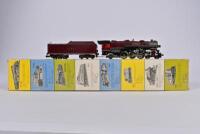 RIVAROSSI /AHM: A Rivarossi / AHM H0 5087 4-6-2 Heavy Pacific - Chicago 'Alton' steam locomotive and 6x6 tender, boxed, possibly plastic lining of box not original for this model. - 3