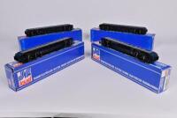 JOUEF: Four Jouef Rivera Blue coaches, two 5300 dining coaches; together with 530100 sleeping car plus 53010 passenger coach - 3