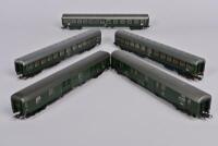 ROWA: Five Rowa German outline coaches, three coaches (one with interior); together with two brake composites (one with interior)