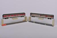 ROWA: : Two Rowa DSG coaches in Burgundy/silver, one sleeping and one restaurant