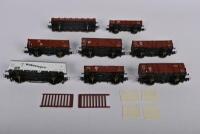ROCO: A Roco H0 04057a boxed set of 8 four wheel rolling stock, in excellent boxed condition - 3
