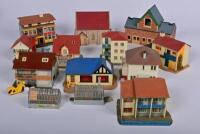 TRACK SIDE BUILDINDS: A collection of mainly resident buildings, some by Faller