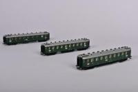 LILIPUT: A Liliput H0 84601 DRG "Baden Heidelberg" 3 car passenger carriage set with full interiors - 3