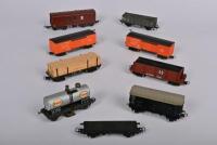 ROLLING STOCK: Ten rolling stock by Pocher, Esso tank weighted - 2