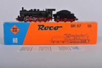 ROCO: A Roco H0 04116A 0-10-0 German outline steam locomotive with tender, box with instructional booklet