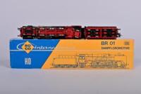ROCO: A Roco H0 04119B 4-6-2 BR01 Steam outline locomotive with 8 wheel bogie tender, excellent boxed condition with instructions - 4