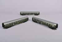 SCHICHT: Three Schicht HO CSD passenger coaches, with interiors, in good unboxed condition