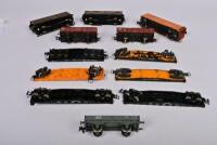 RIVAROSSI: Twelve Rivarossi rolling stock, two coaches, six bogie flat wagons etc - 3