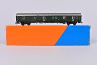 ROCO: A Roco DB baggage car in green, incorrect box - 3
