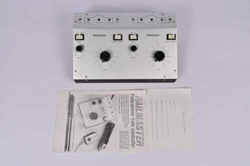 CONTROLLER: A Railmaster Pulse-power train controller, with copied instructions
