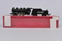 RIVOROSSI: A Rivarossi 0-6-0 'ATSF' locomotive and 4x4 tender with tender # '2345', in Rivarossi plastic box