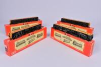 RIVAROSSI: Four Rivarossi Union Pacific U.S Railway coaches, boxed - 4