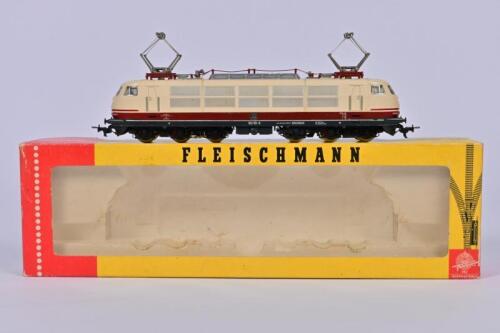 FLEISCHMANN: A Fleischmann 4375 0-6-6-0 DB electric locomotive, running # 103 118-6 with pantographs, original box