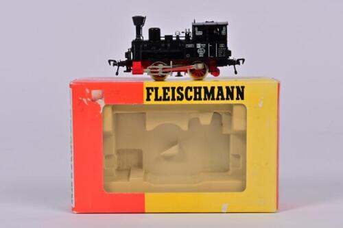 FLEISCHMANN: A Fleischmann 4000 0-4-0 DB Steam tank locomotive 'Anna', in original box