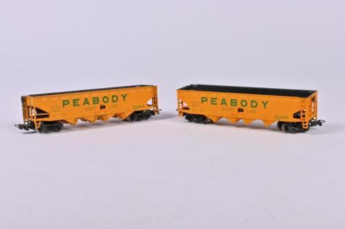 RIVAROSSI: Two Rivarossi "Peabody" bogie hopper wagons, unboxed