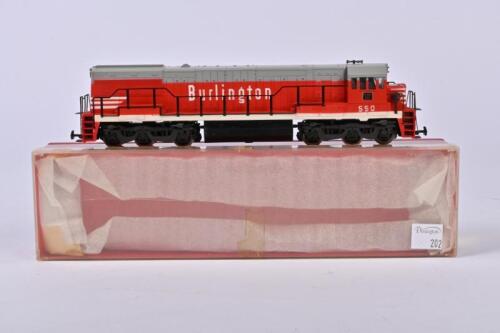 RIVAROSSI: A Rivarossi 1812 6x6 Burlington Diesel, cab side No. 550, boxed