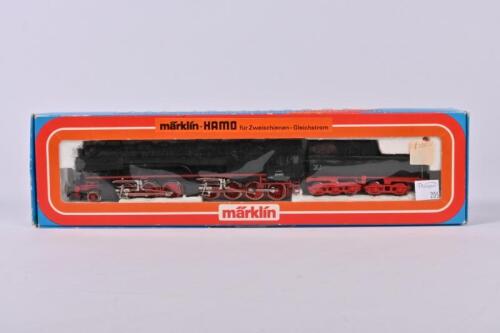 MARKLIN: A Marklin Hamo 8302 (2 rail) German steam outline, 2-6-8-0 with 6x4 tender, cab side No. 53 0003, excellent boxed