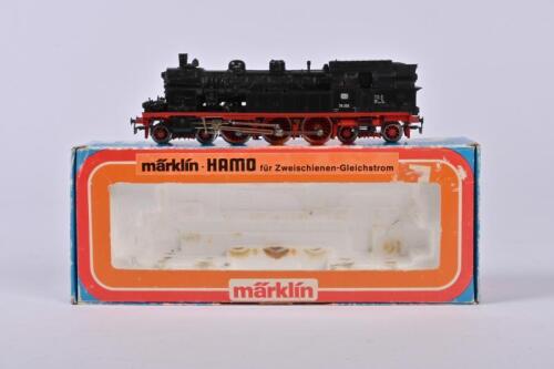 MARKLIN: A Markiln Hamo 8306 (2 rail) German tank loco, 4-6-4, cab side No. 78 355, excellent boxed