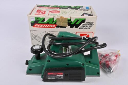 TOOLS: A Ryobi dustless electric plane, excellent boxed, untested