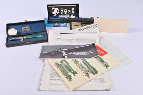 TOOLS: Three airbrushes, Badger 100GXF, Badger 100 IL, Aerograph all with instructions